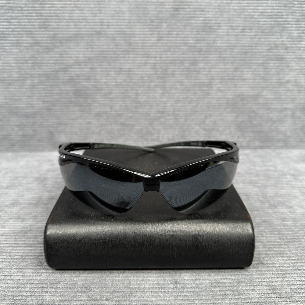 Genesis Z87+ Safety Sunglasses Black Wrap Around Frame Smoke Lens  Y2k